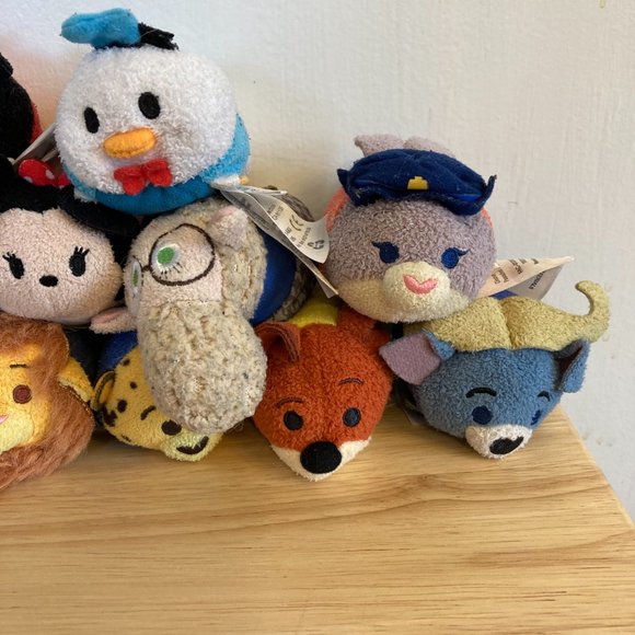 Disney Tsum Tsum Mini 3” Plush Lot Of 17 Marvel Big Hero 6 Mufasa Hulk Mickey - Picture 4 of 4